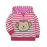 Outwear for Boy and Girl Baby Cartoon Sporting Thin Coat