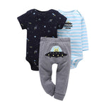 New Baby Boy 3 Pieces Clothing set