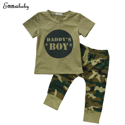 Camo Clothing Baby Boy Clothes Girls Camouflage Pants
